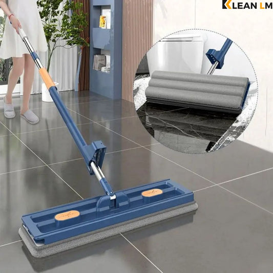 Balai Microfibre 3 en 1 | FLAT-MOP™ - Klean LM