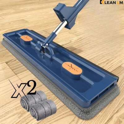 Balai Microfibre 3 en 1 | FLAT-MOP™ - Klean LM